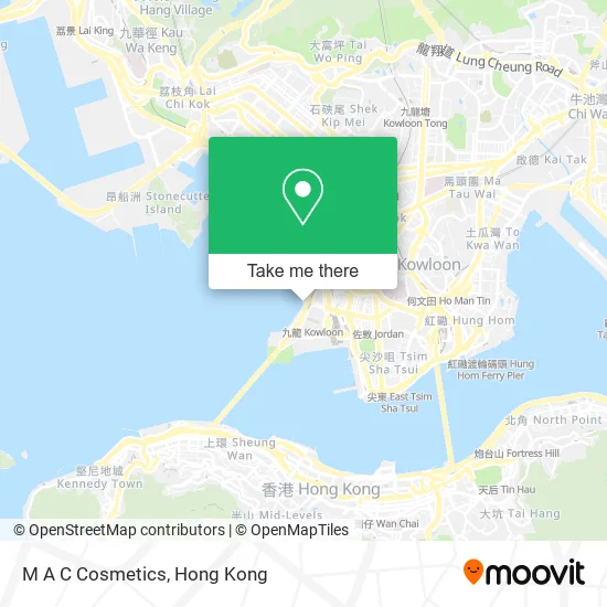 M A C Cosmetics map