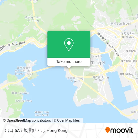 出口 5A / 觀景點 / 北 map