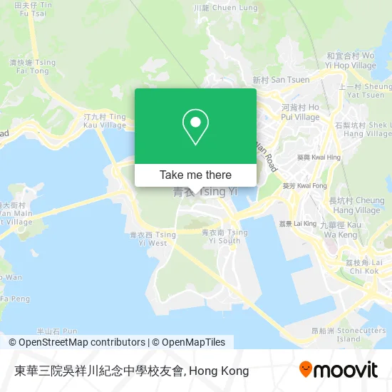 東華三院吳祥川紀念中學校友會 map