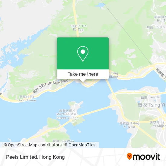 Peels Limited map