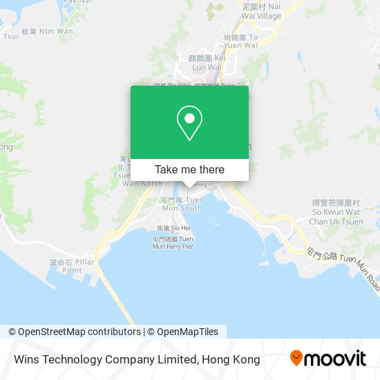 Wins Technology Company Limited map