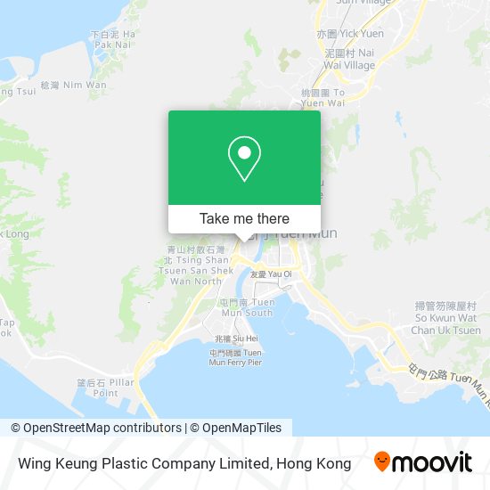 Wing Keung Plastic Company Limited map