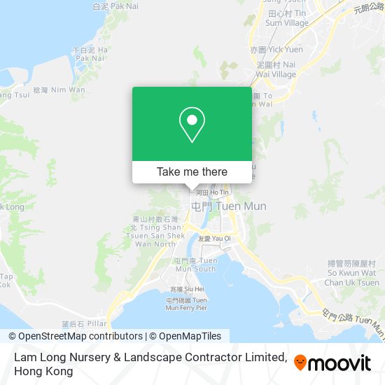 Lam Long Nursery & Landscape Contractor Limited map