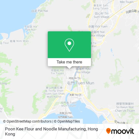 Poon Kee Flour and Noodle Manufacturing map