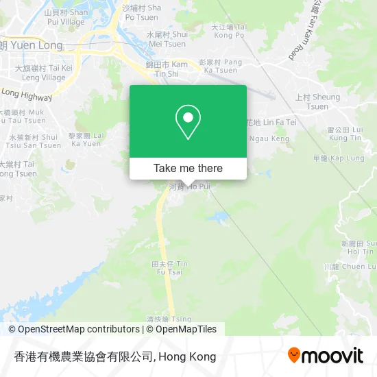 香港有機農業協會有限公司地圖