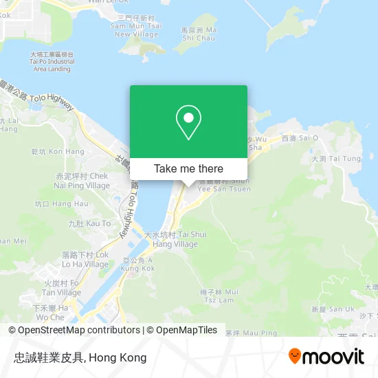 忠誠鞋業皮具 map
