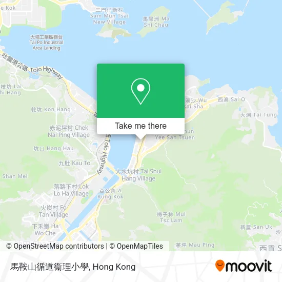 馬鞍山循道衞理小學 map