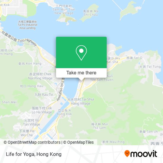 Life for Yoga map