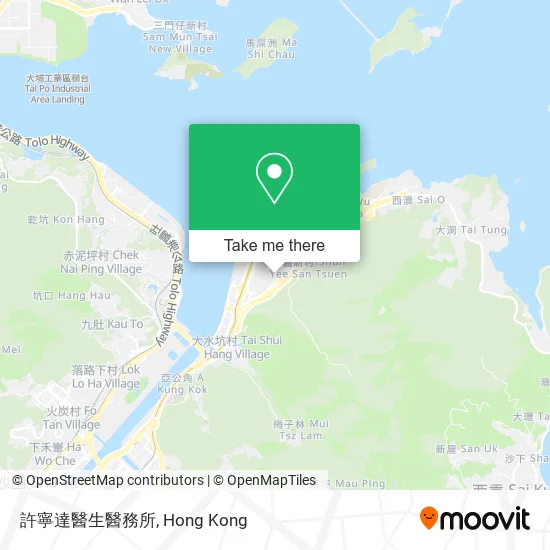 許寧達醫生醫務所地圖