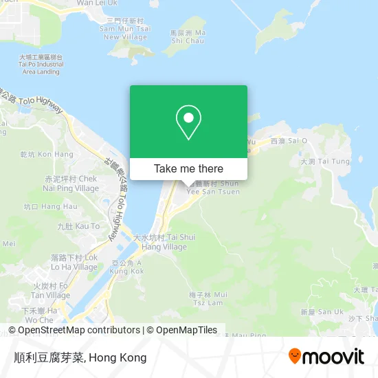順利豆腐芽菜 map