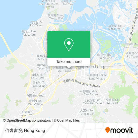 伯裘書院地圖