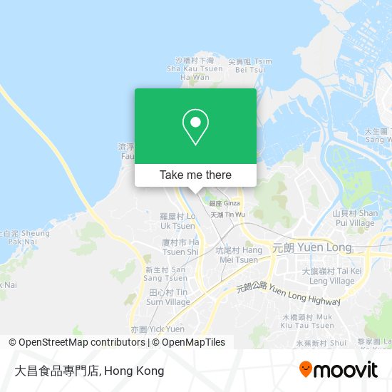 大昌食品專門店 map