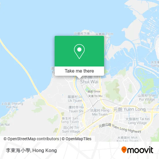 李東海小學地圖