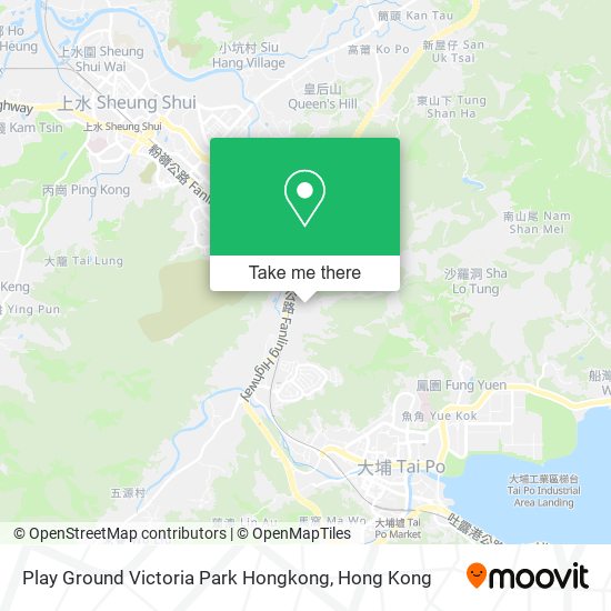 Play Ground Victoria Park Hongkong map