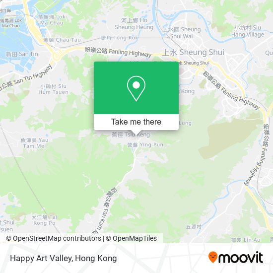 Happy Art Valley map