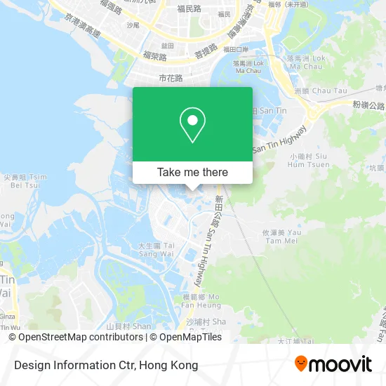 Design Information Ctr map