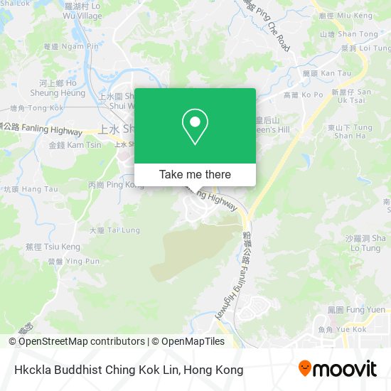 Hkckla Buddhist Ching Kok Lin map
