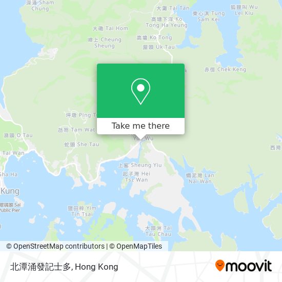 北潭涌發記士多 map