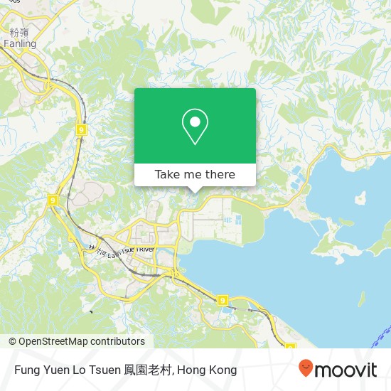 Fung Yuen Lo Tsuen 鳳園老村 map