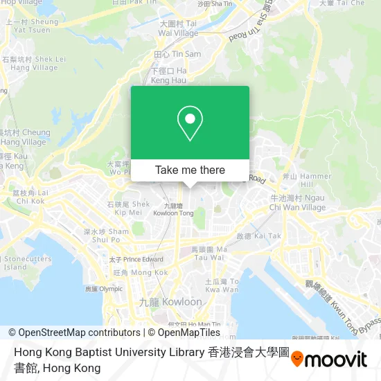 Hong Kong Baptist University Library 香港浸會大學圖書館 map