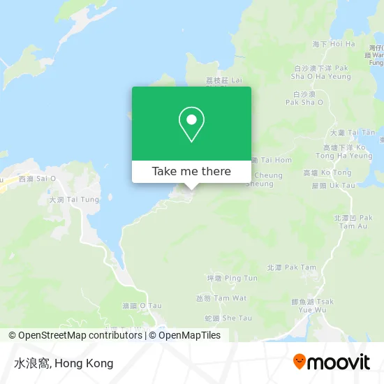 水浪窩地圖