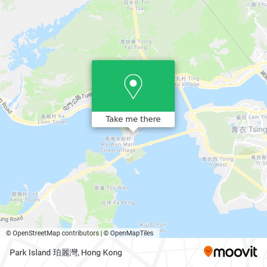 Park Island 珀麗灣 map