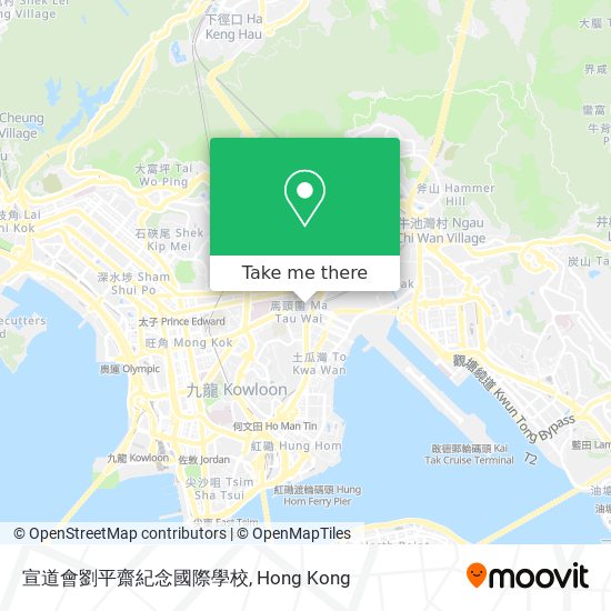 宣道會劉平齋紀念國際學校 map