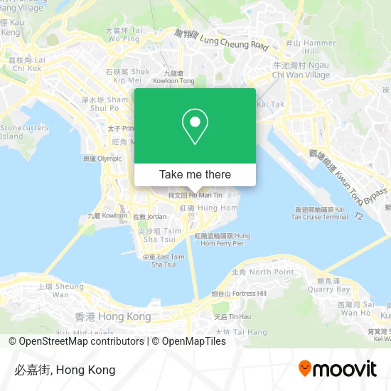 必嘉街 map