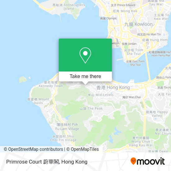 Primrose Court 蔚華閣 map