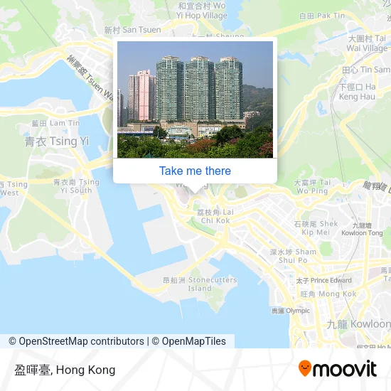 盈暉臺地圖