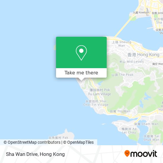 Sha Wan Drive map