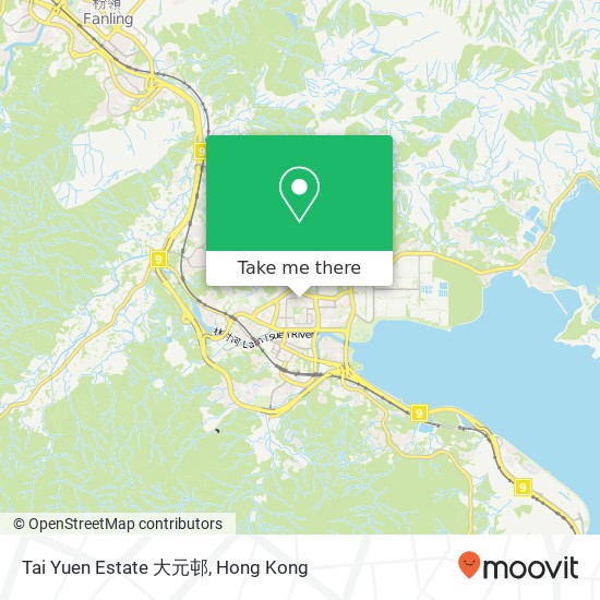 Tai Yuen Estate 大元邨 map