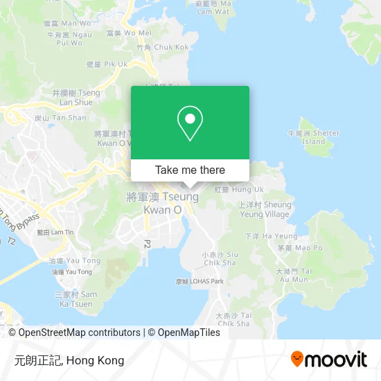 元朗正記 map