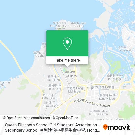 Queen Elizabeth School Old Students' Association Secondary School 伊利沙伯中學舊生會中學地圖