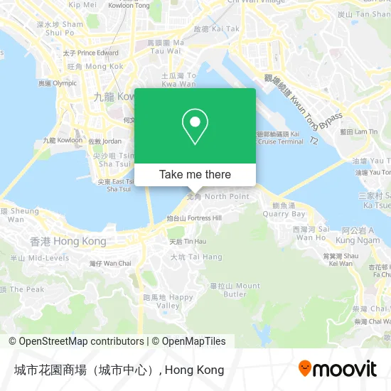 城市花園商場（城市中心）地圖