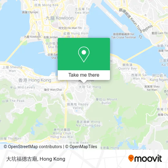 大坑福德古廟 map