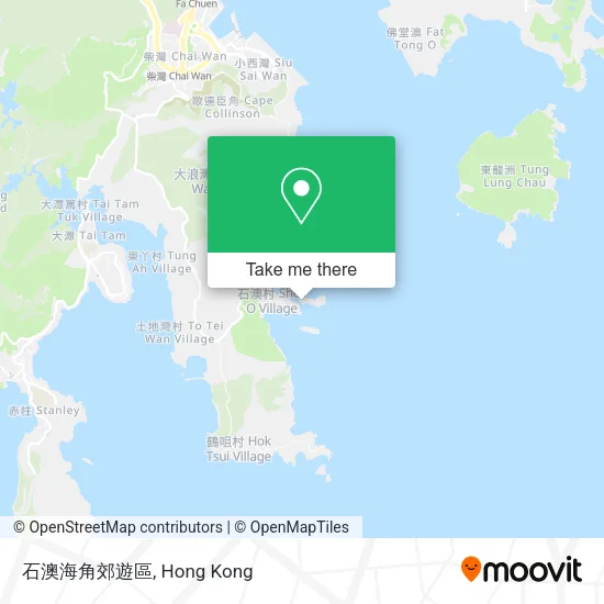 石澳海角郊遊區 map