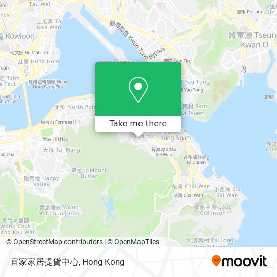 宜家家居提貨中心 map