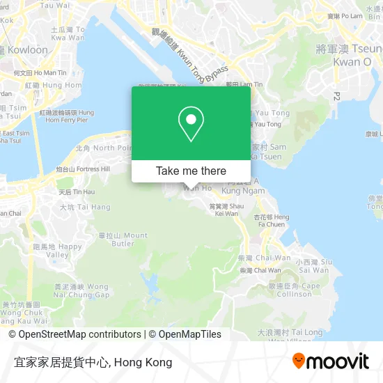 宜家家居提貨中心地圖