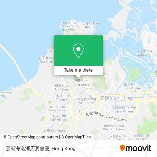 嘉湖海逸酒店宴會廳地圖