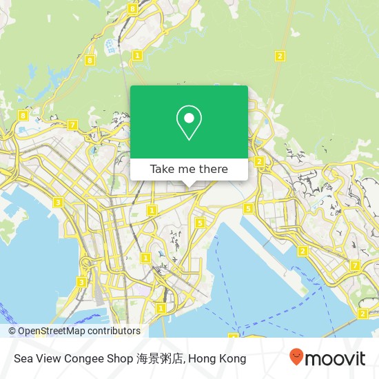 Sea View Congee Shop 海景粥店 map