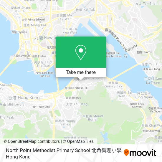 North Point Methodist Primary School 北角衛理小學 map