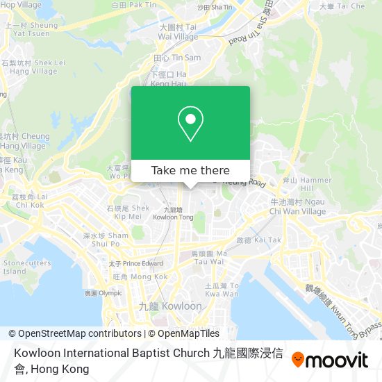 Kowloon International Baptist Church 九龍國際浸信會地圖