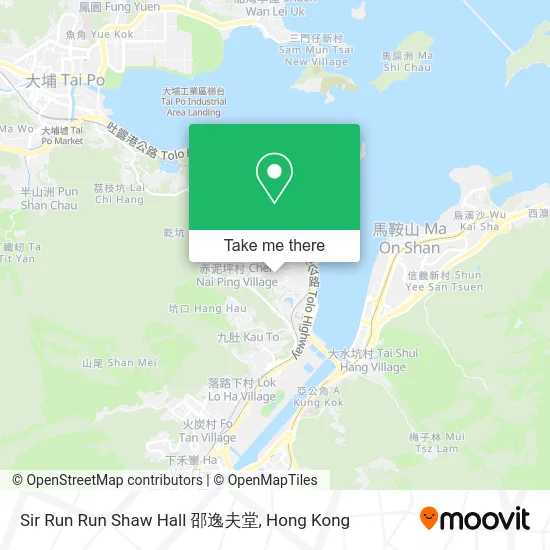 Sir Run Run Shaw Hall 邵逸夫堂 map