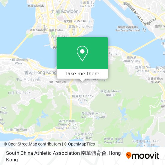 South China Athletic Association 南華體育會地圖