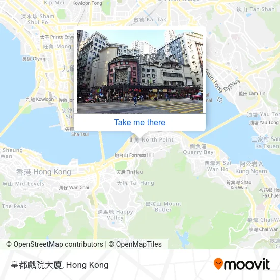 皇都戲院大廈地圖