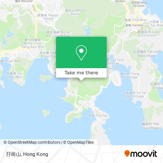 孖崗山地圖