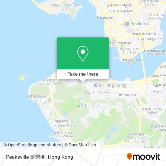 Peaksville 蔚巒閣 map