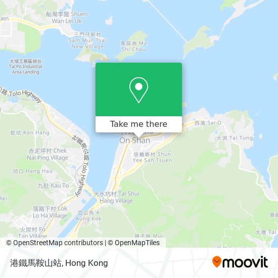 港鐵馬鞍山站 map