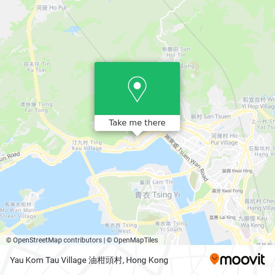 Yau Kom Tau Village 油柑頭村 map